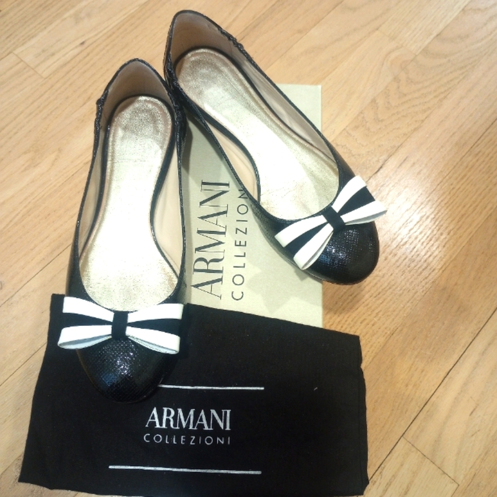 Armani Collezioni Ballet Flat Shoes